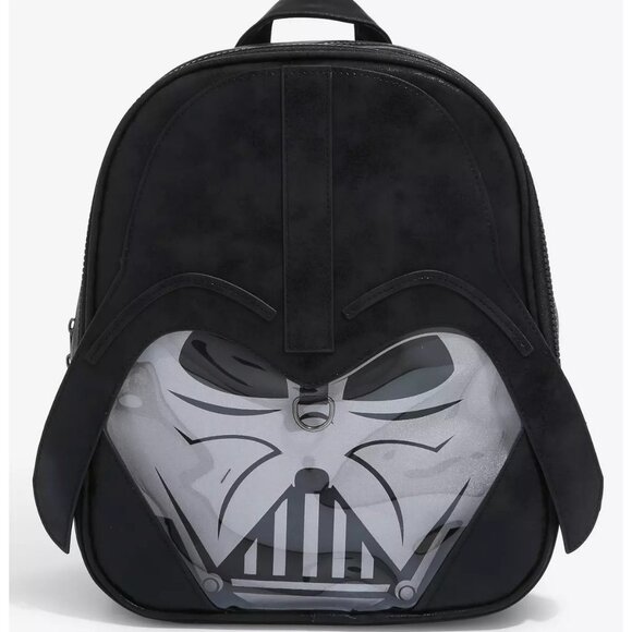 Disney Star Wars X Heroes & Villains Darth Vader Pin Collector Mini Backpack NWT - Picture 1 of 4